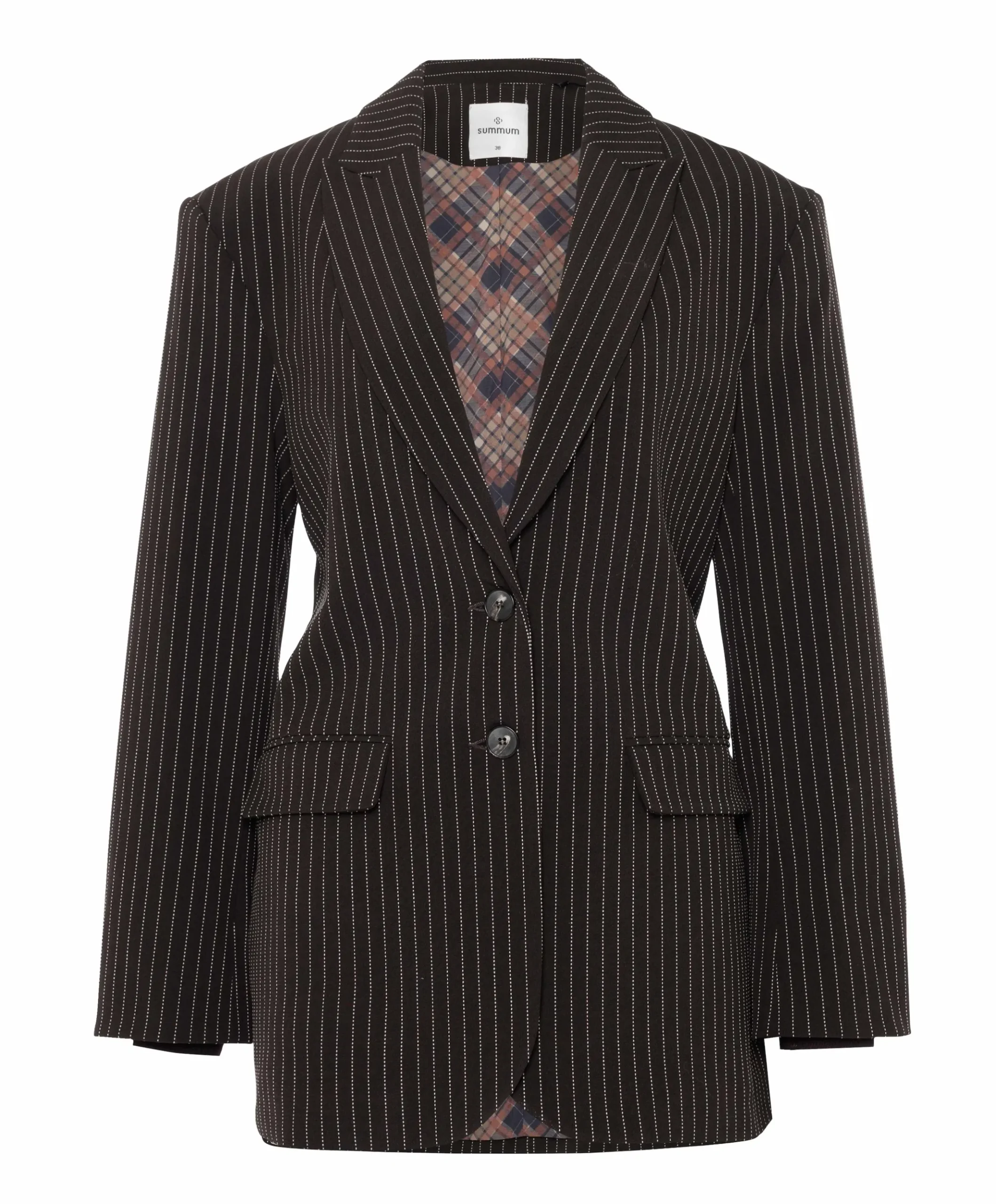 Dames blazer bruin