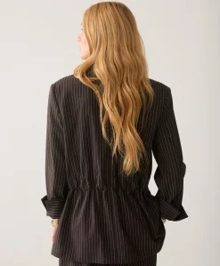 Dames blazer bruin