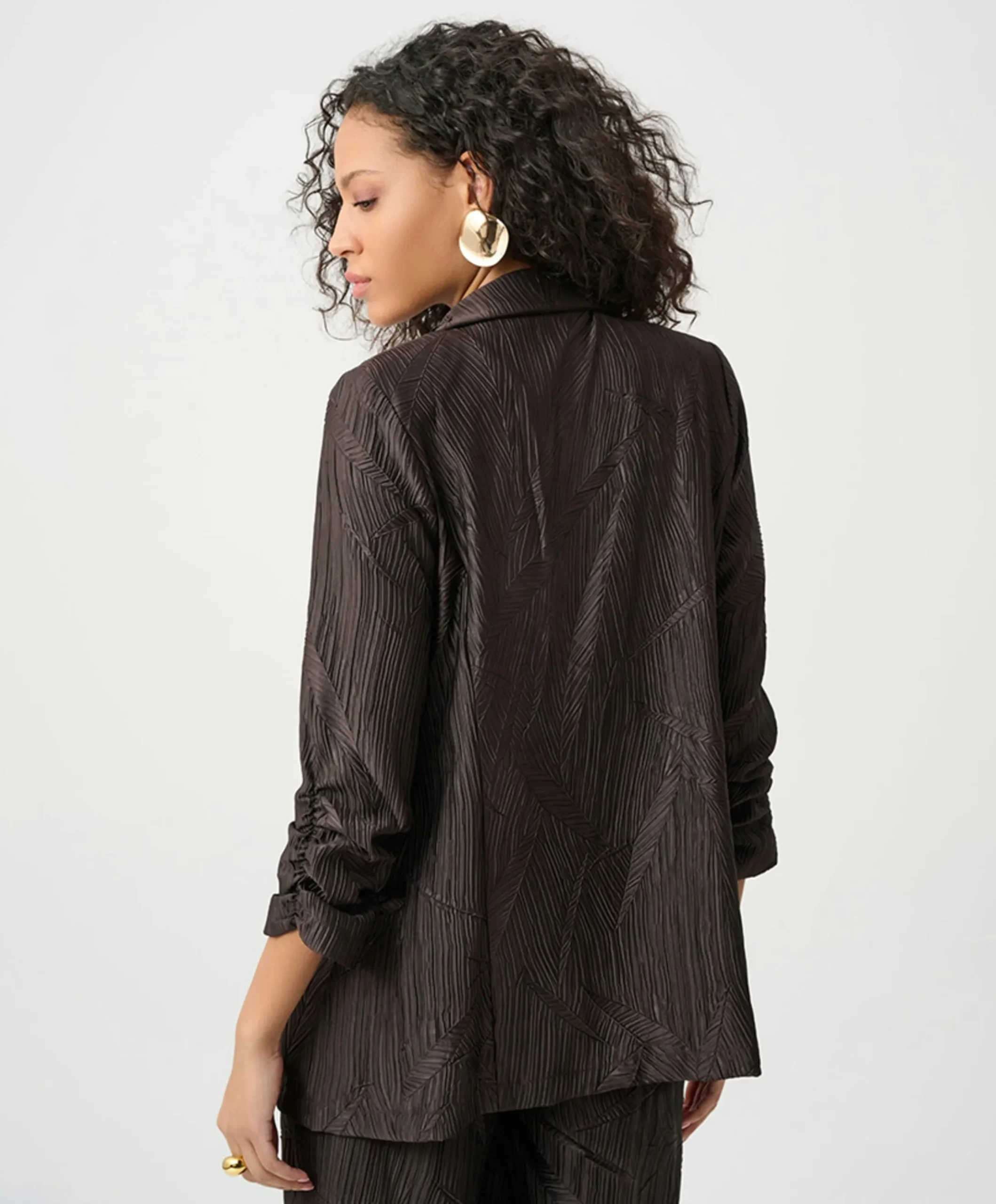 Dames blazer bruin