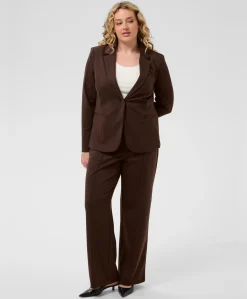 Dames blazer bruin