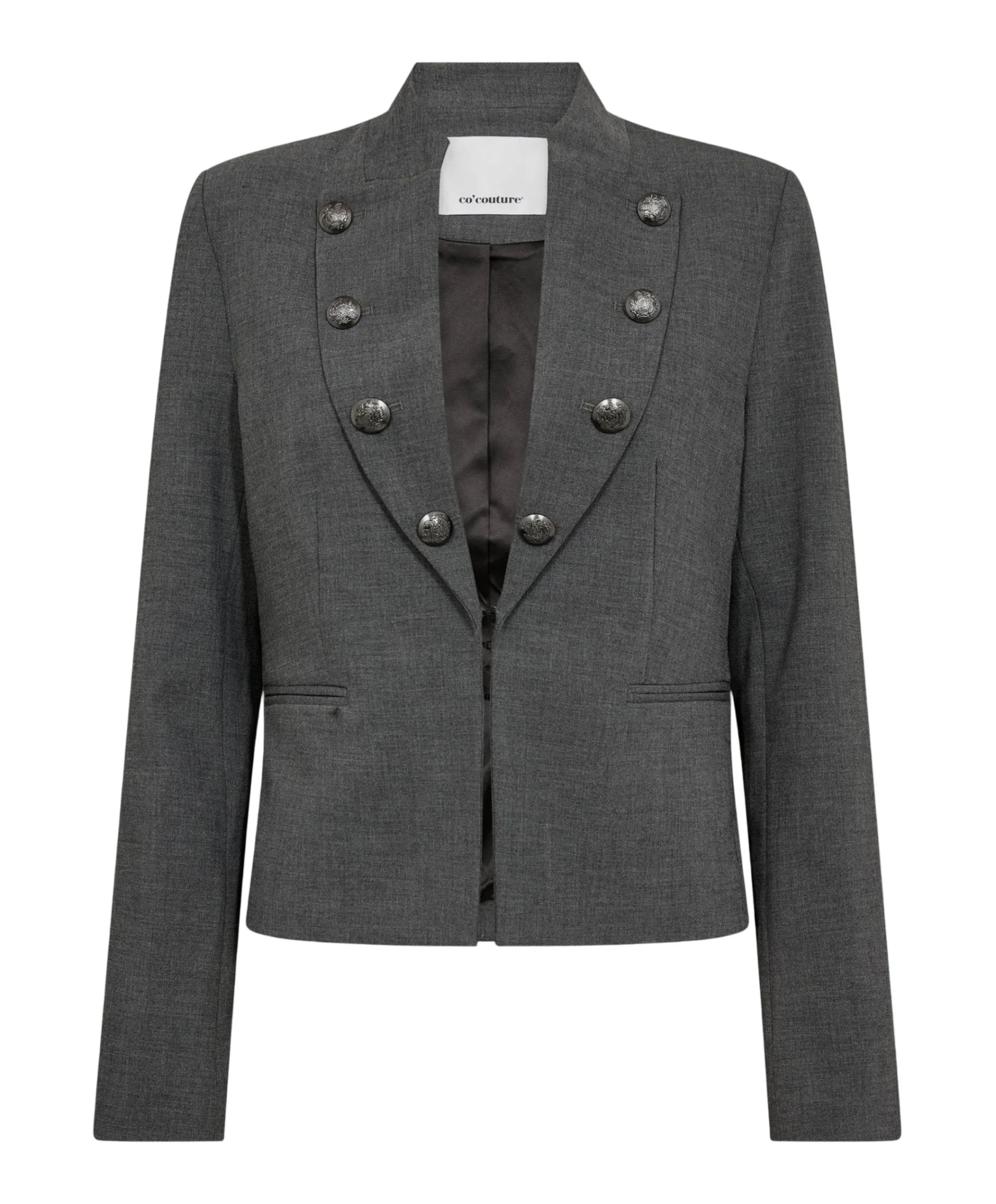 Dames blazer grijs