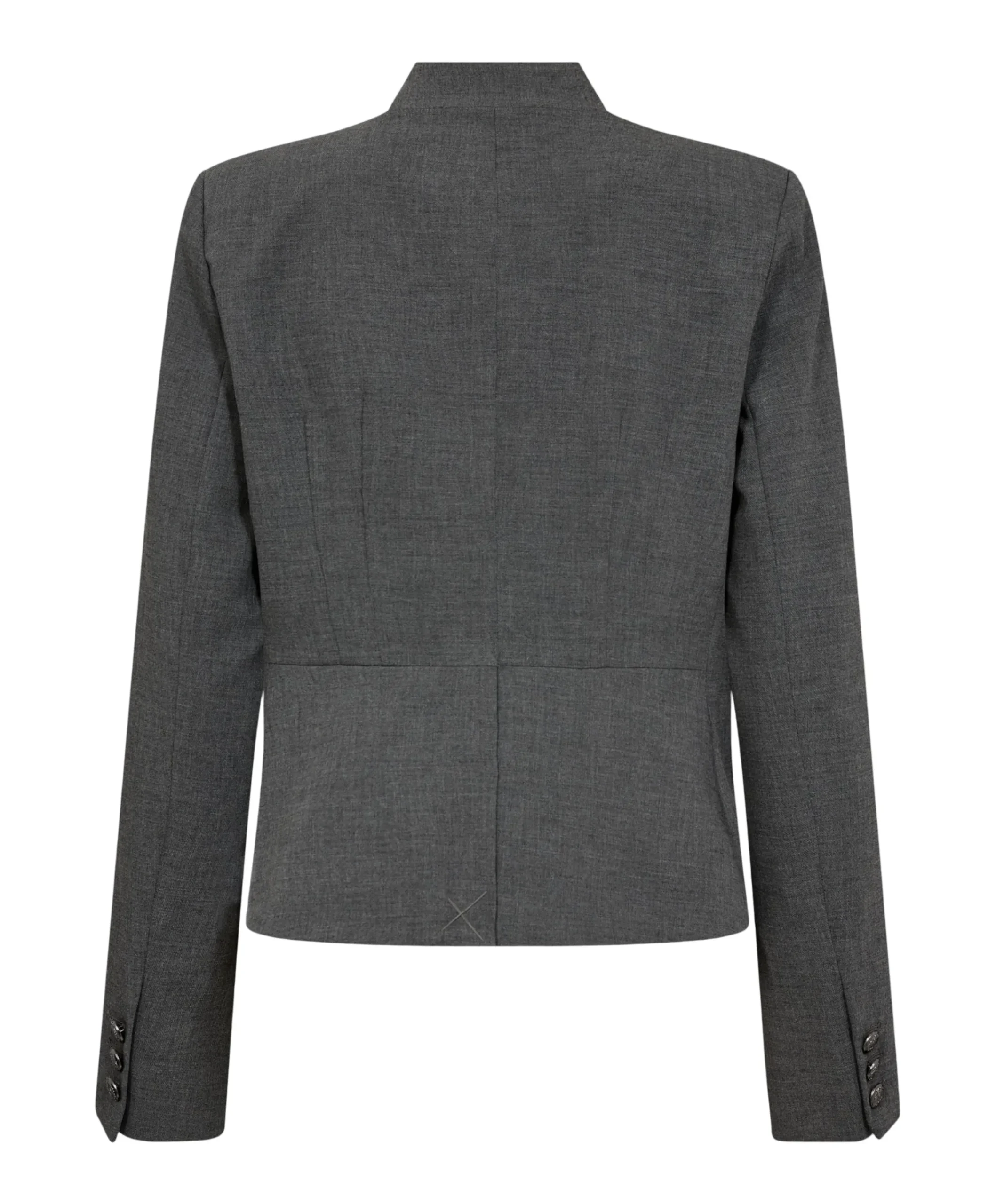 Dames blazer grijs