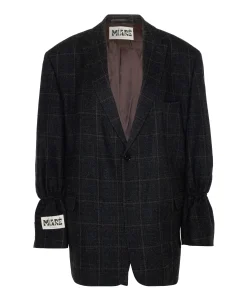 Dames blazer grijs