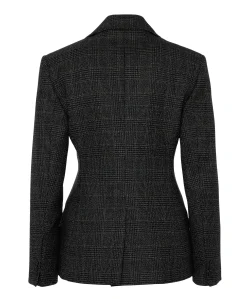 Dames blazer grijs