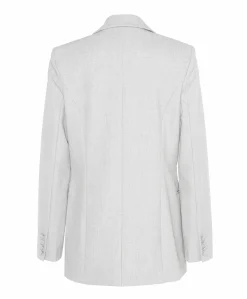 Dames blazer grijs