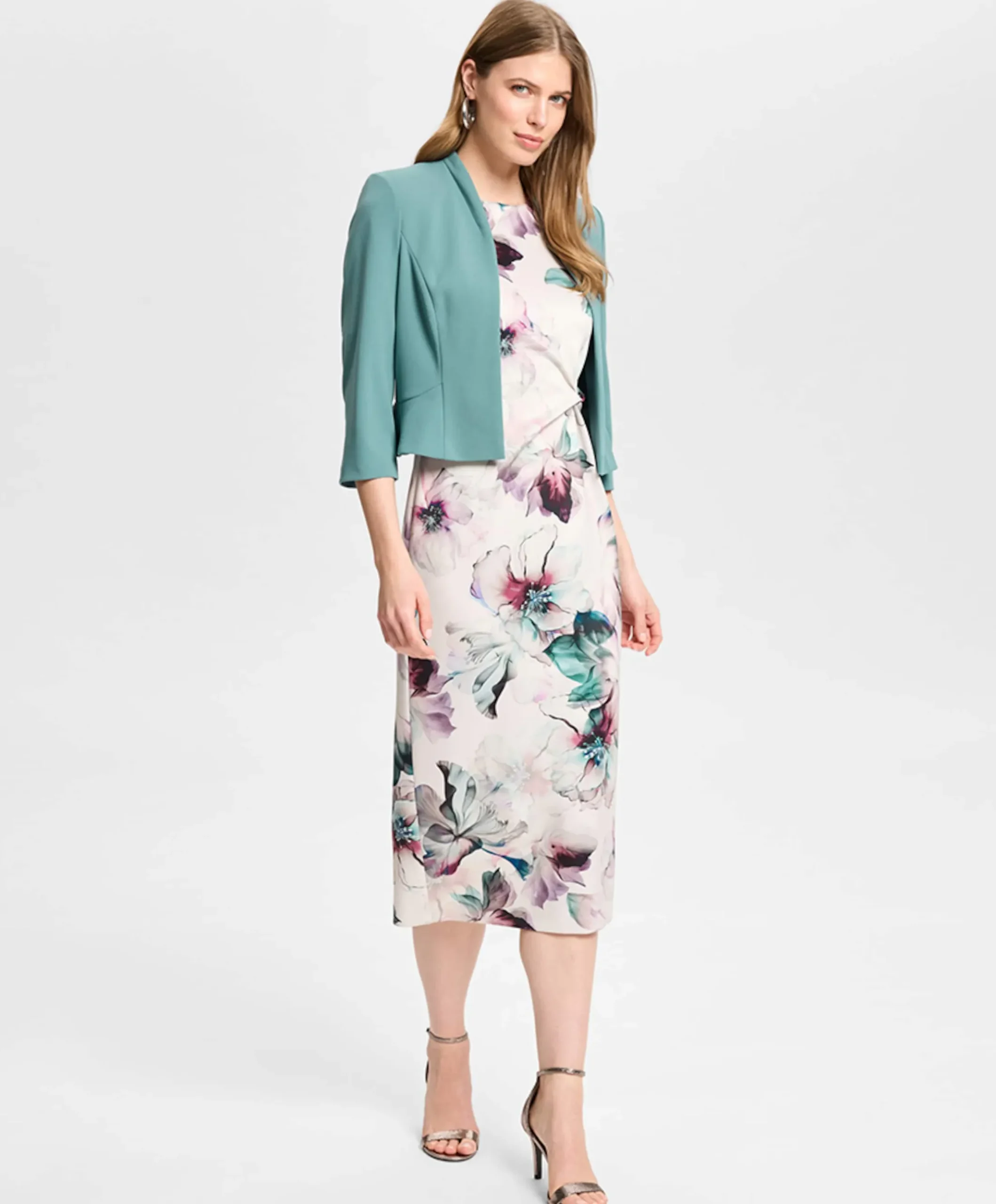 Dames blazer groen