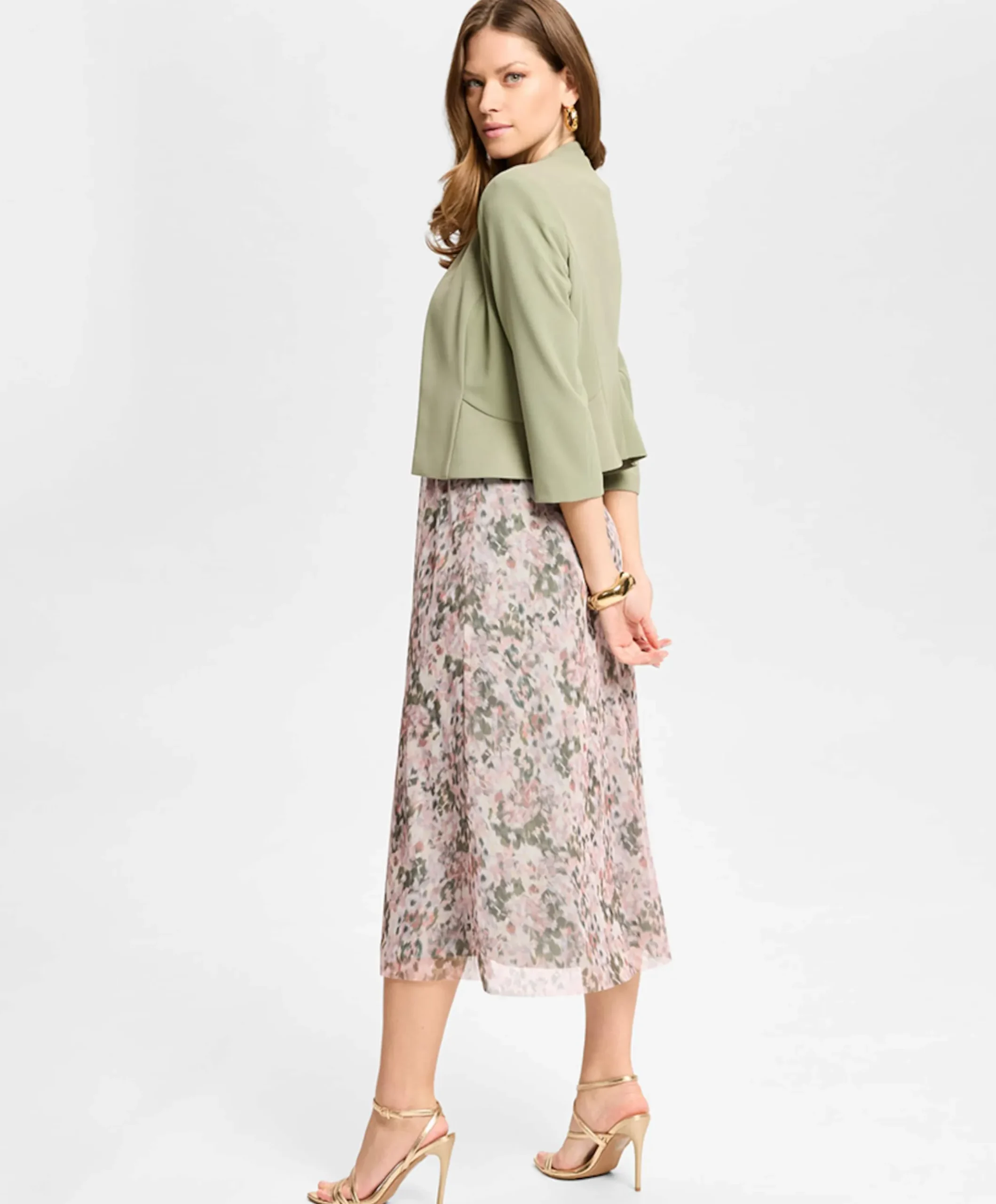 Dames blazer groen