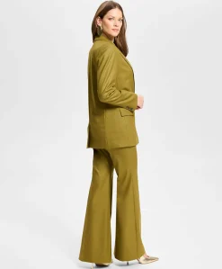 Dames blazer groen