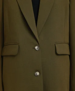 Dames blazer groen