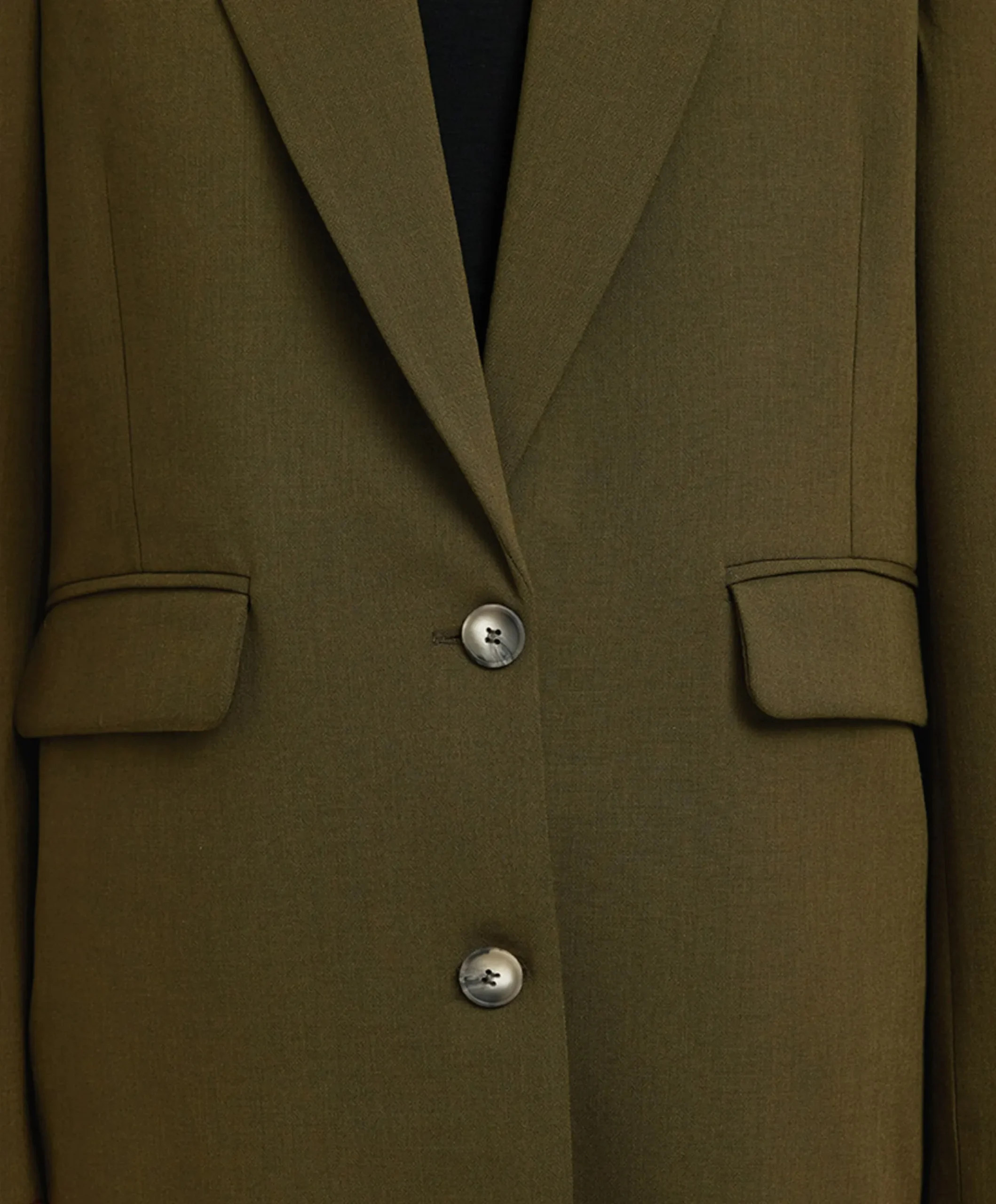 Dames blazer groen
