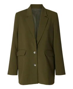 Dames blazer groen