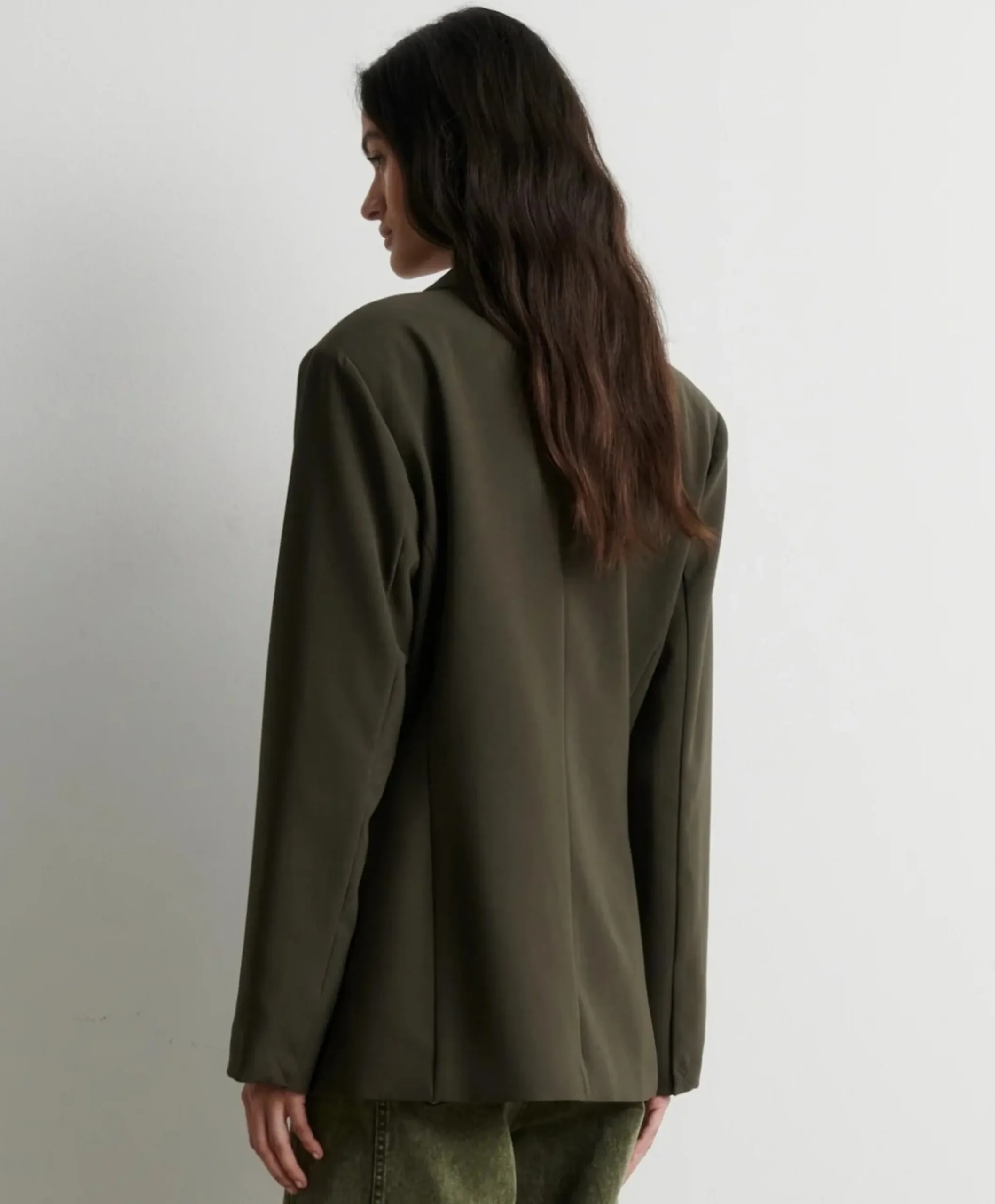 Dames blazer groen