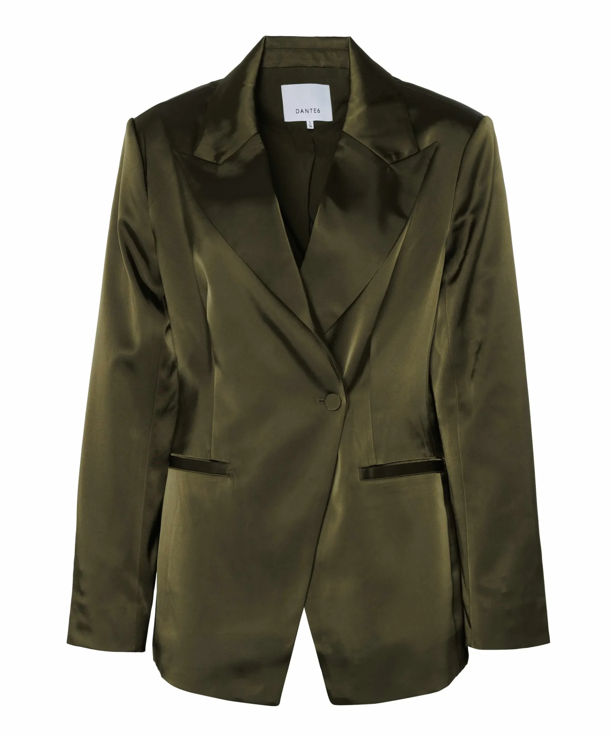 Dames blazer groen