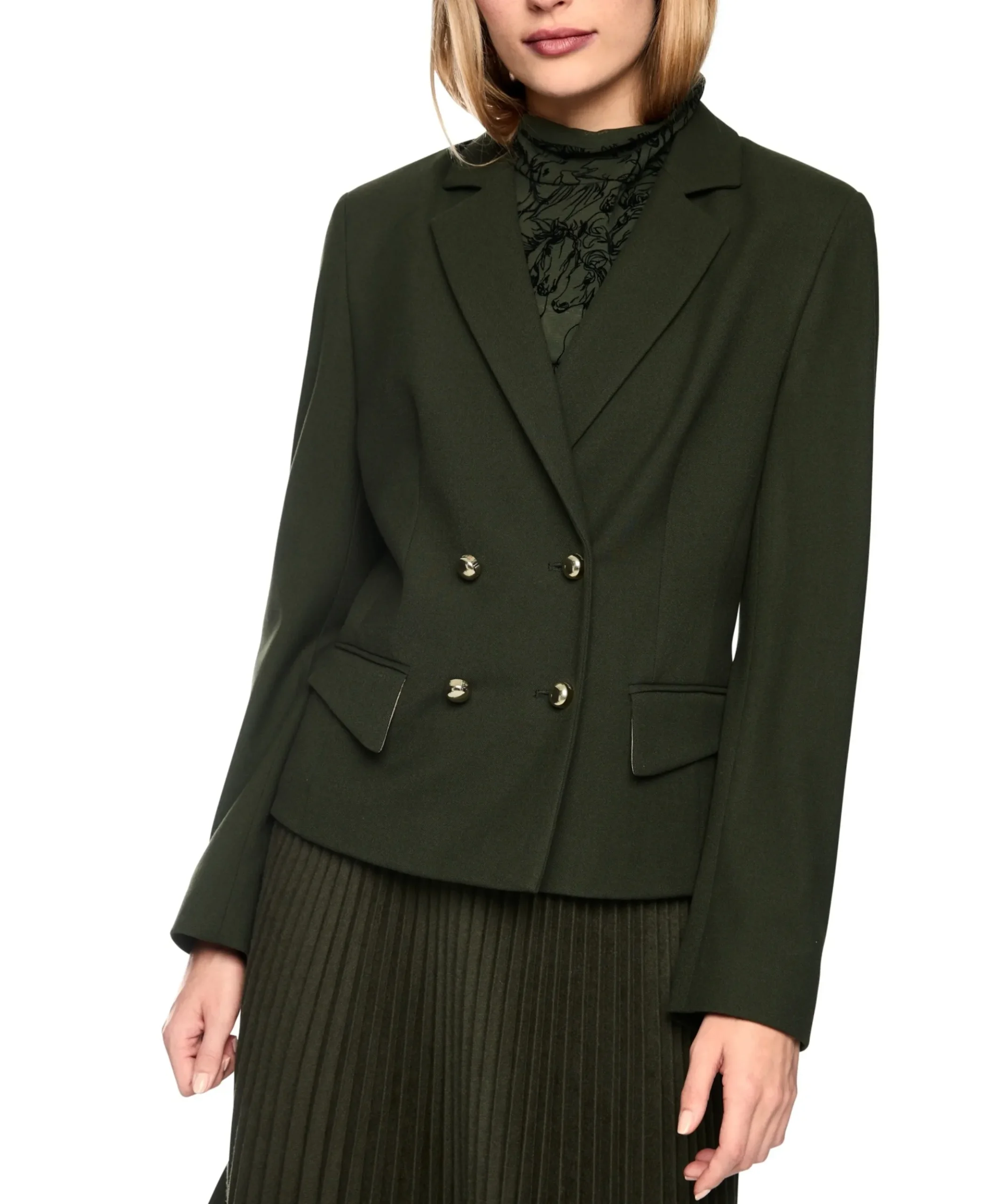 Dames blazer groen