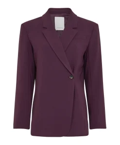 Dames blazer paars