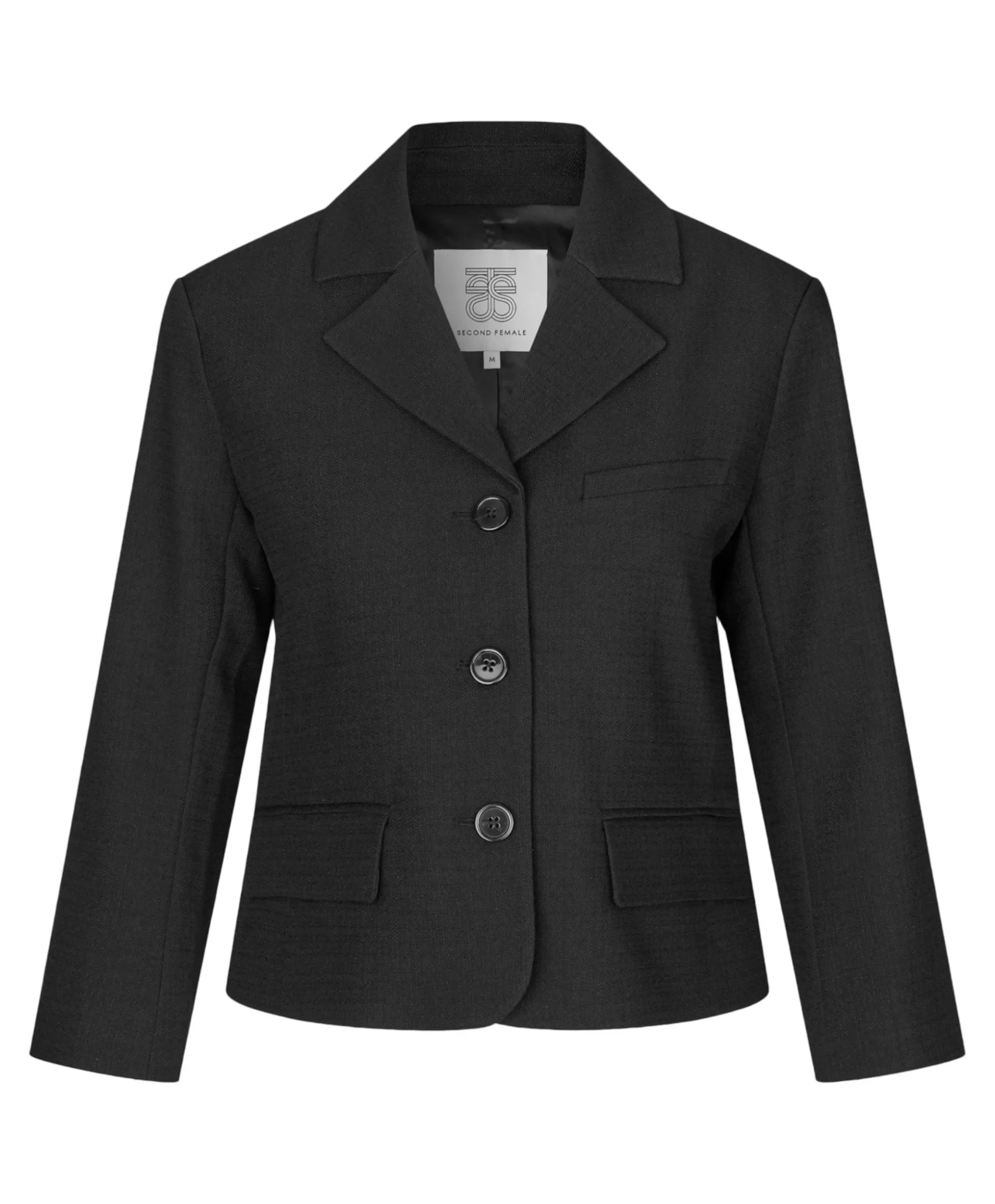 Dames blazer zwart