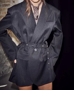Dames blazer zwart