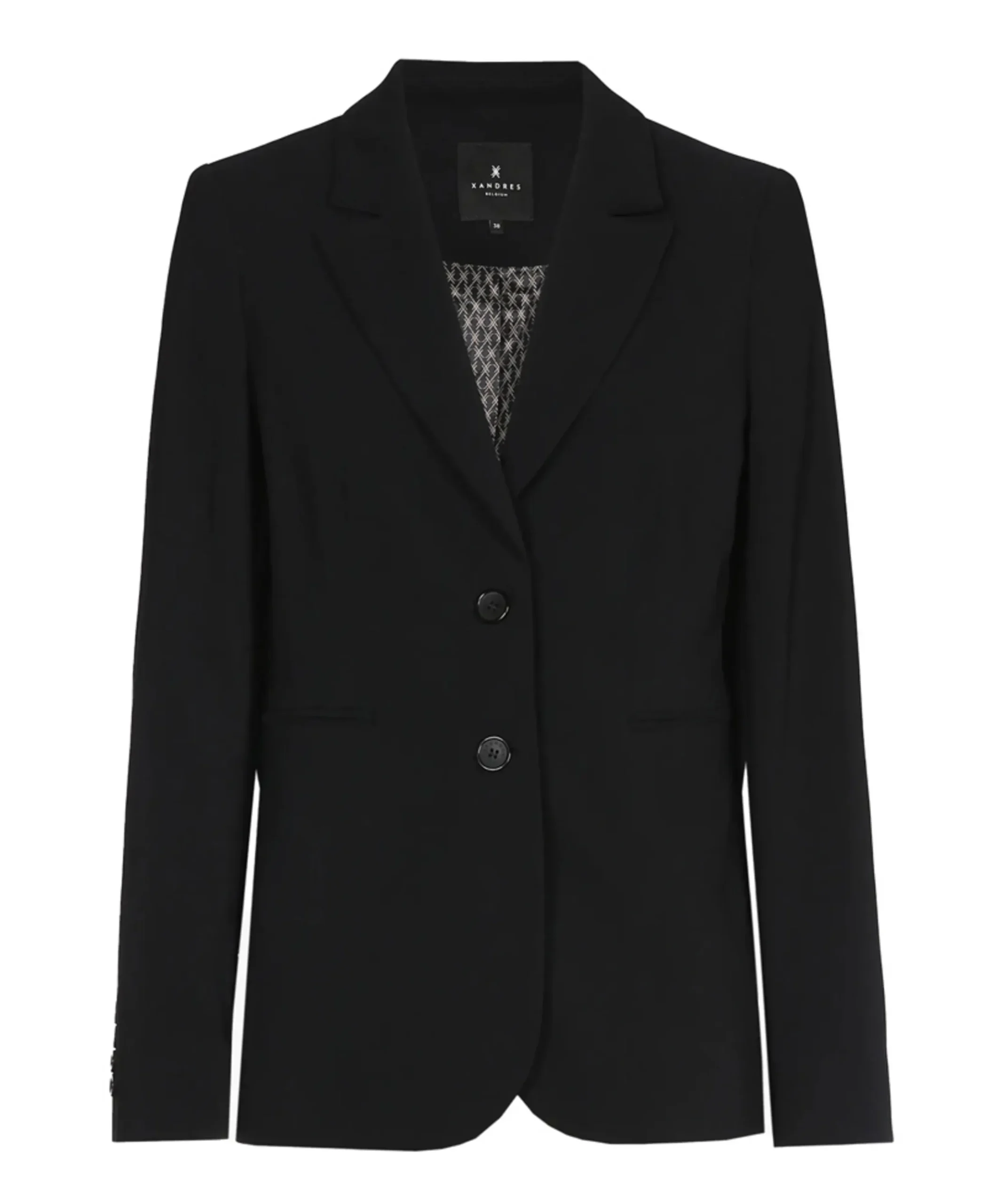 Dames blazer zwart