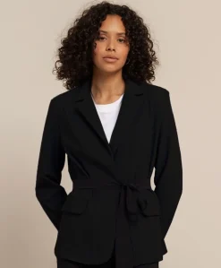 Dames blazer zwart