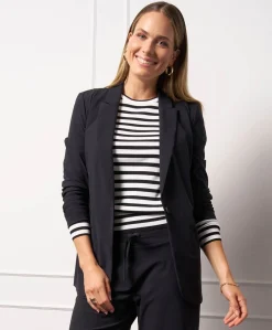 Dames blazer zwart