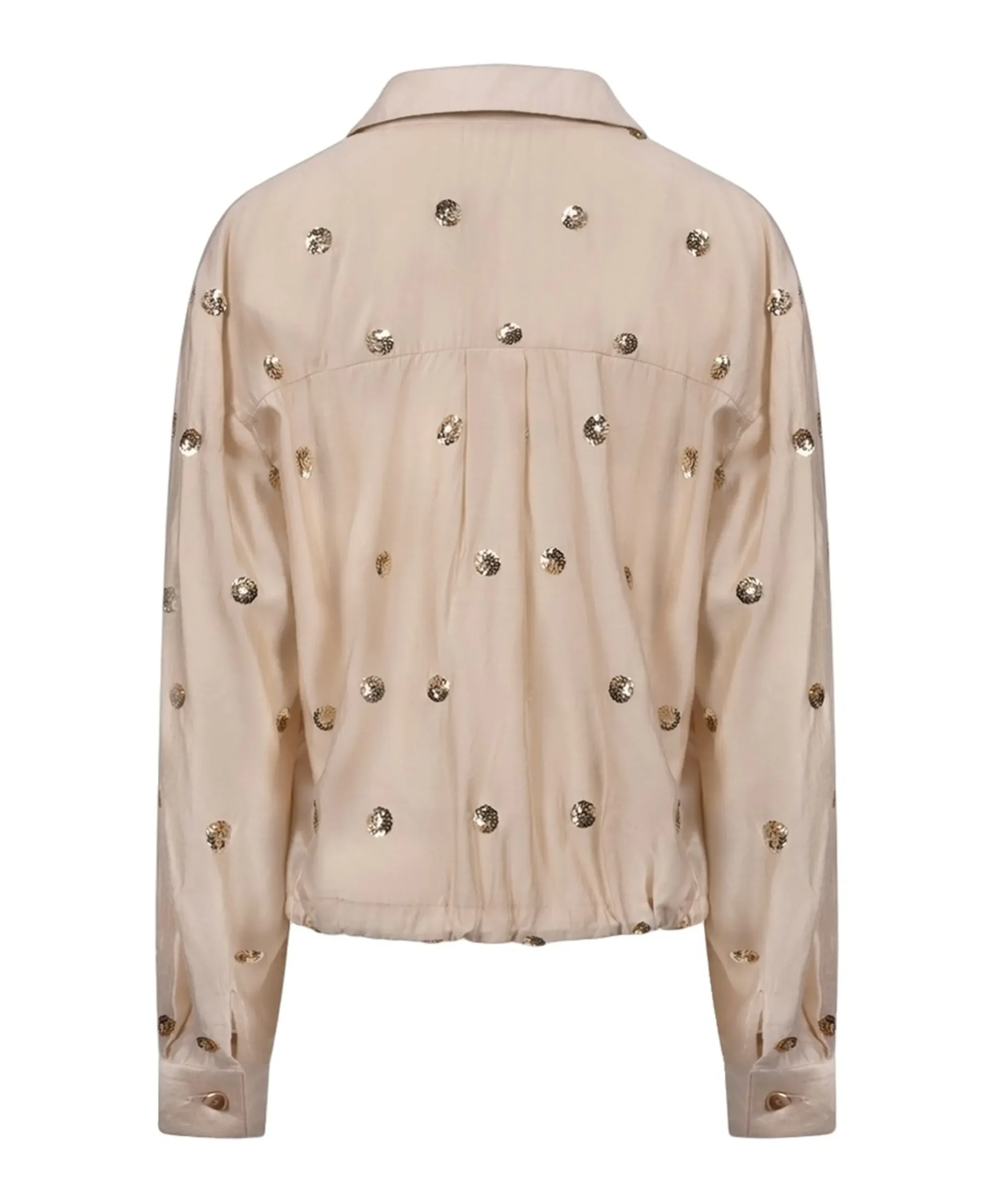 Dames blouse beige
