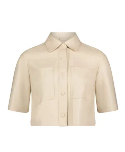 Dames blouse beige