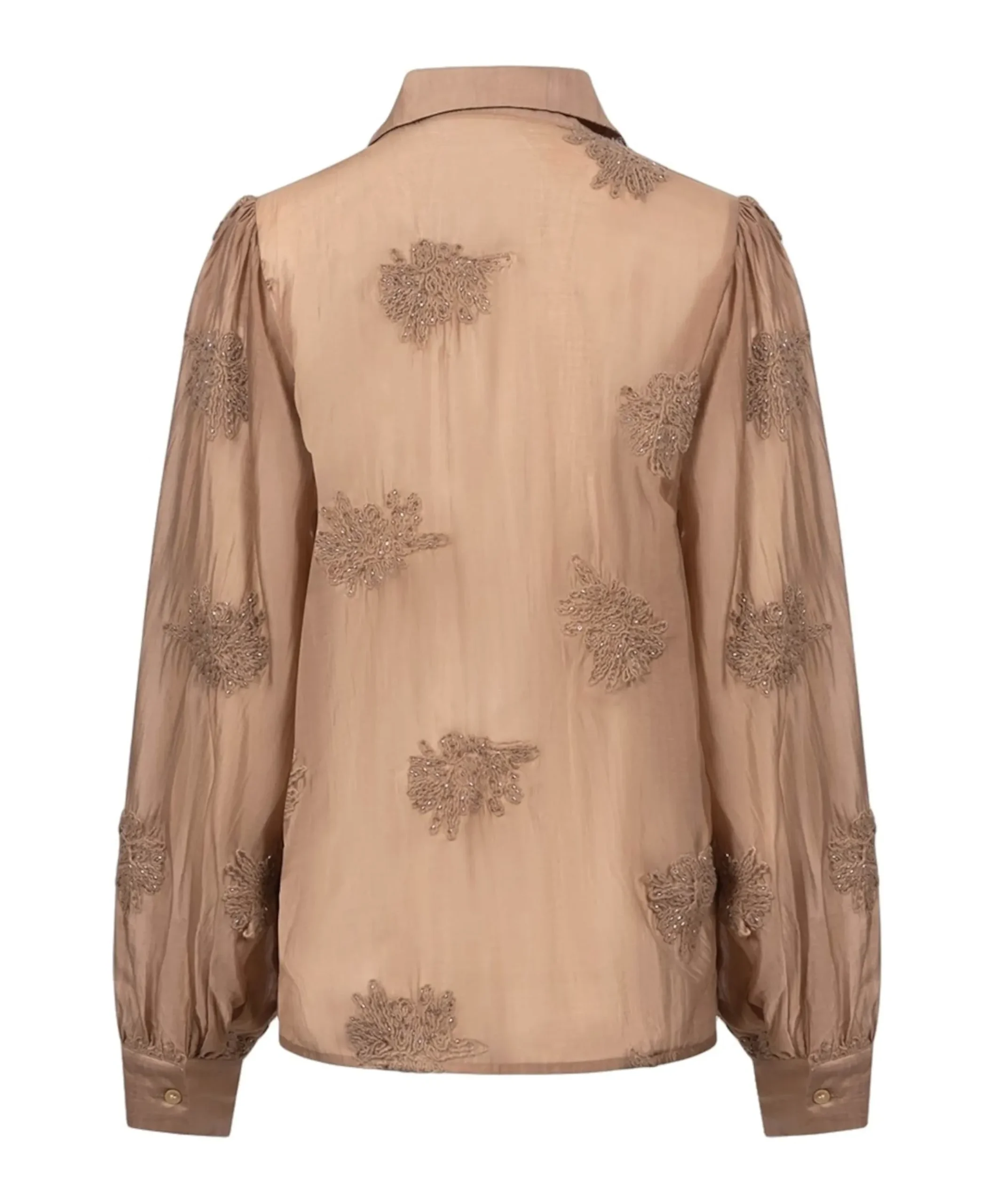 Dames blouse beige