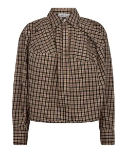Dames blouse beige