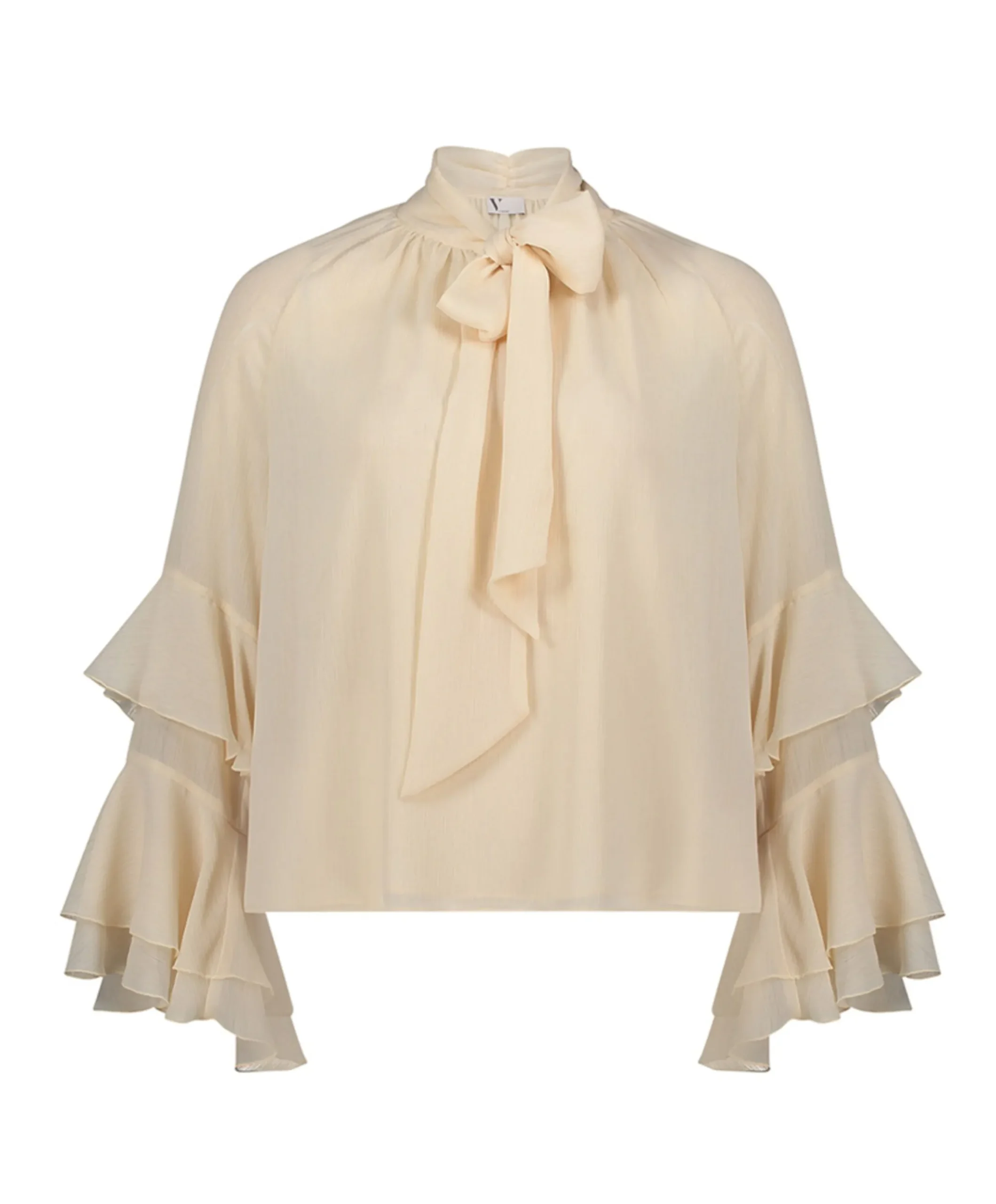 Dames blouse beige