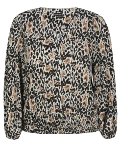 Dames blouse beige