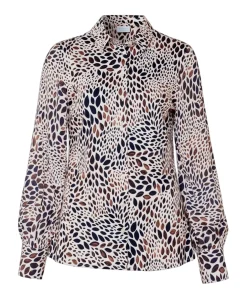 Dames blouse beige