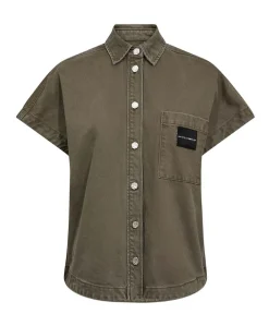 Dames blouse beige