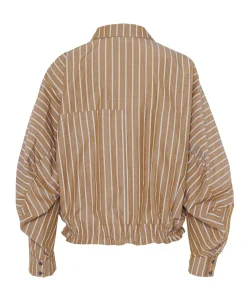 Dames blouse beige