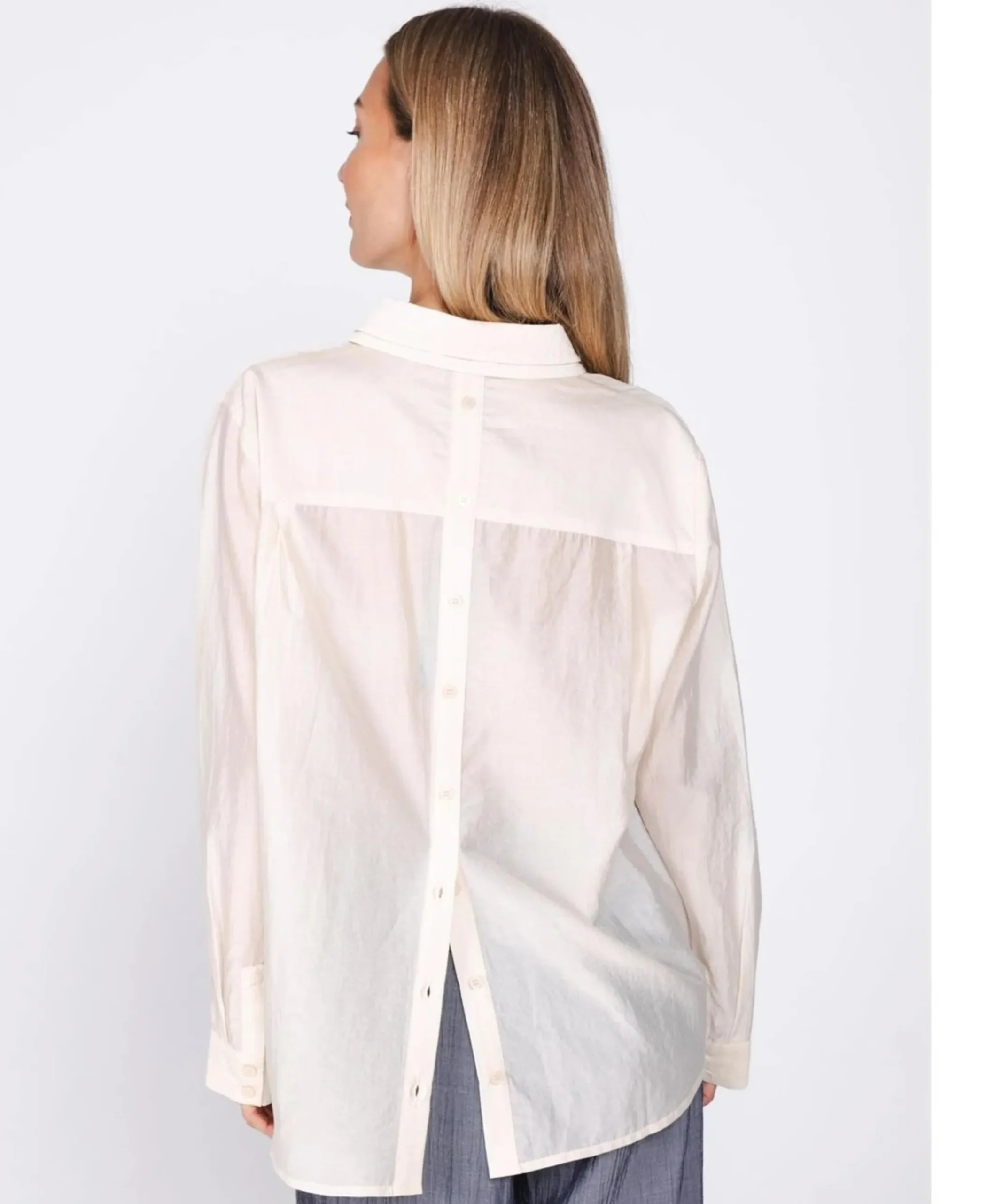 Dames blouse beige