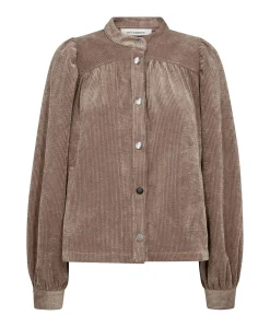 Dames blouse beige