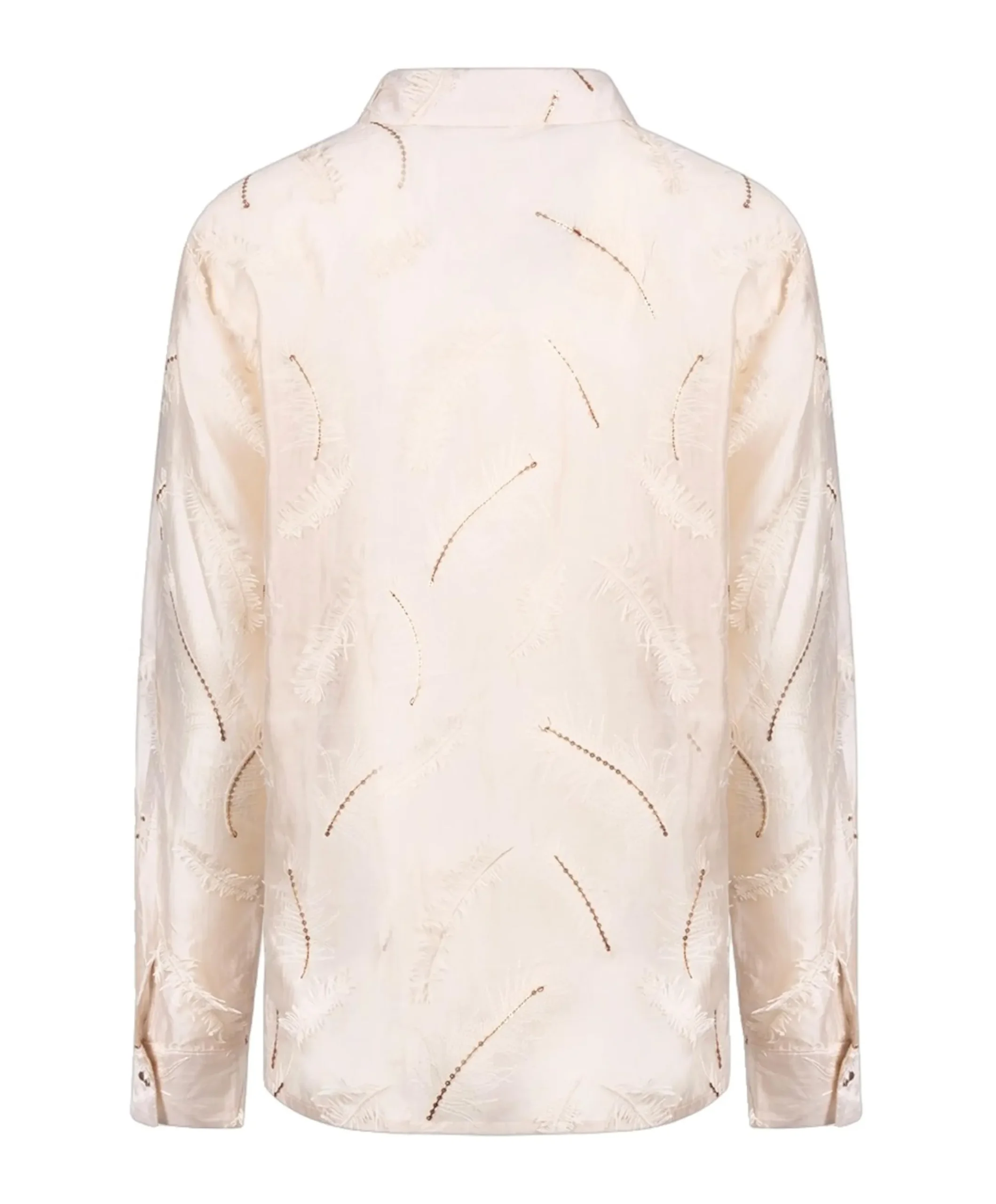 Dames blouse beige