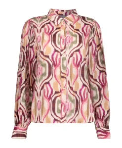 Dames blouse beige
