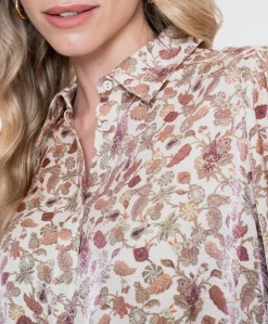 Dames blouse beige