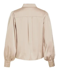 Dames blouse beige