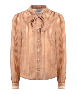 Dames blouse beige