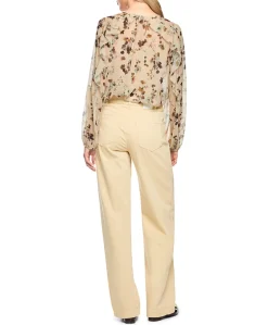Dames blouse beige