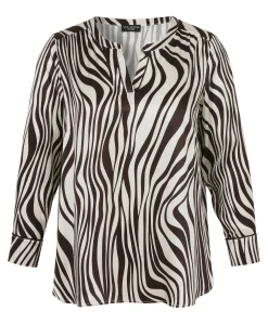 Dames blouse beige