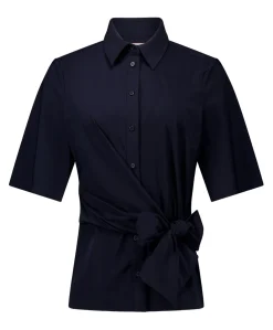 Dames blouse blauw