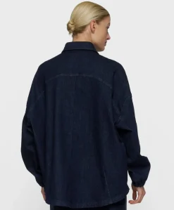 Dames blouse blauw