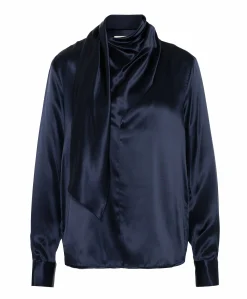 Dames blouse blauw
