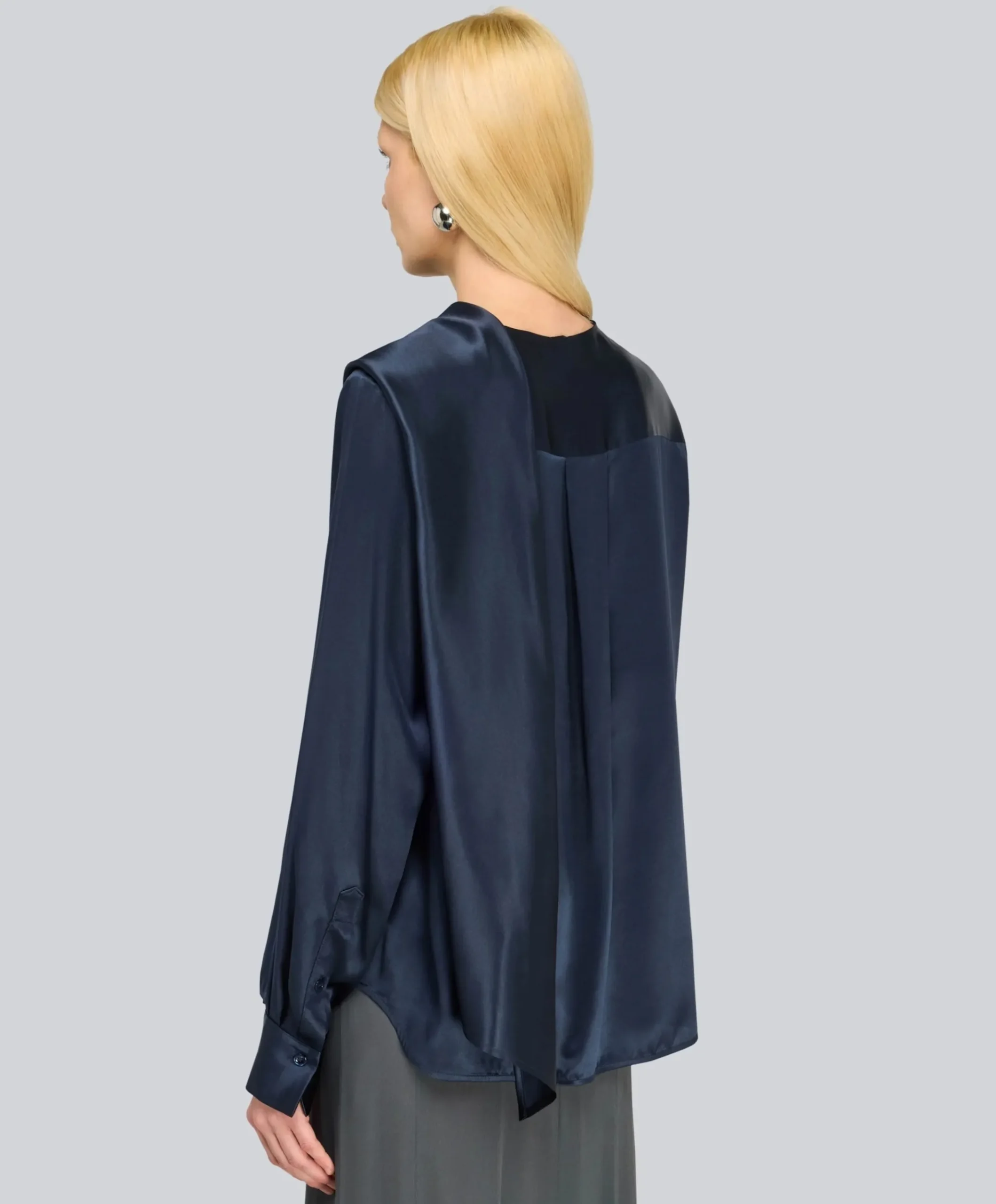 Dames blouse blauw