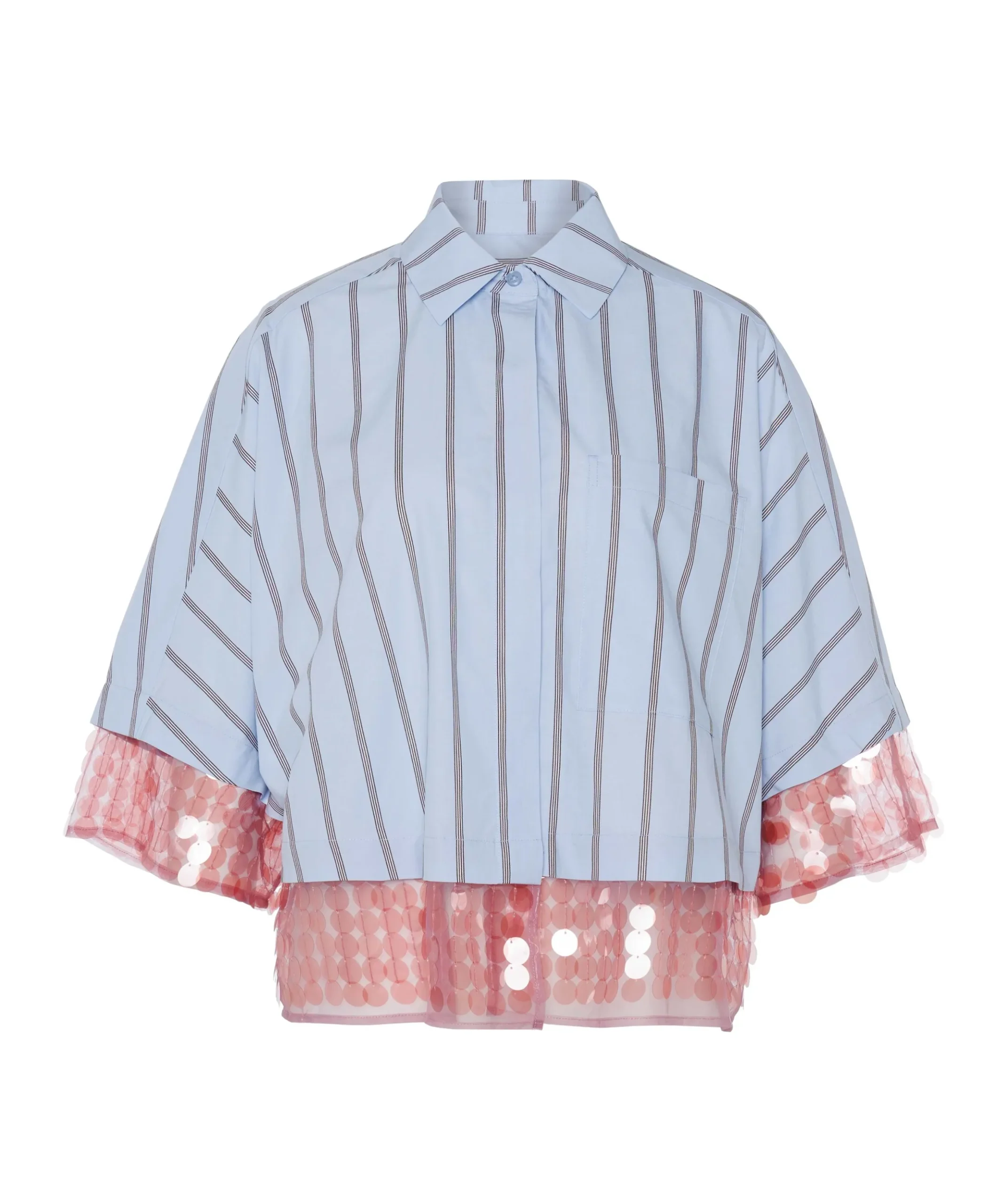 Dames blouse blauw
