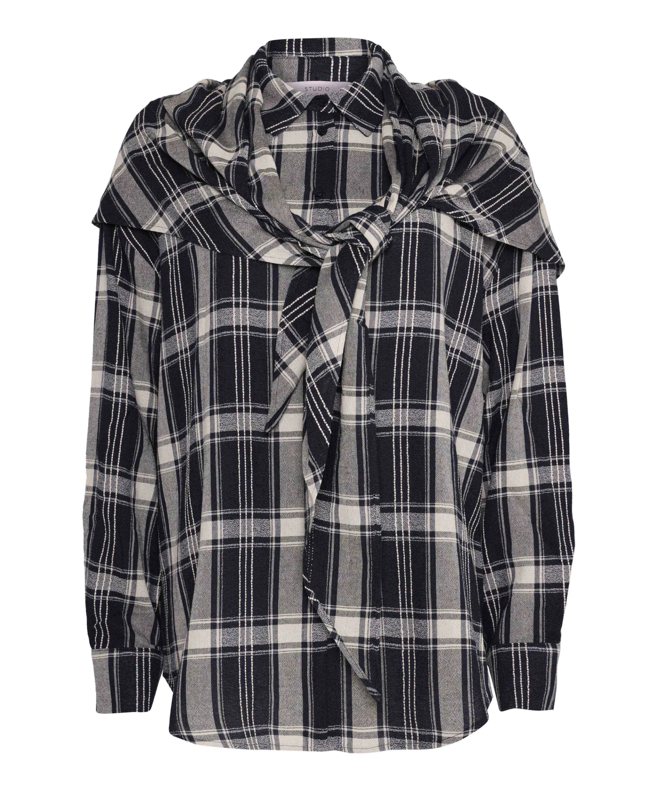 Dames blouse blauw
