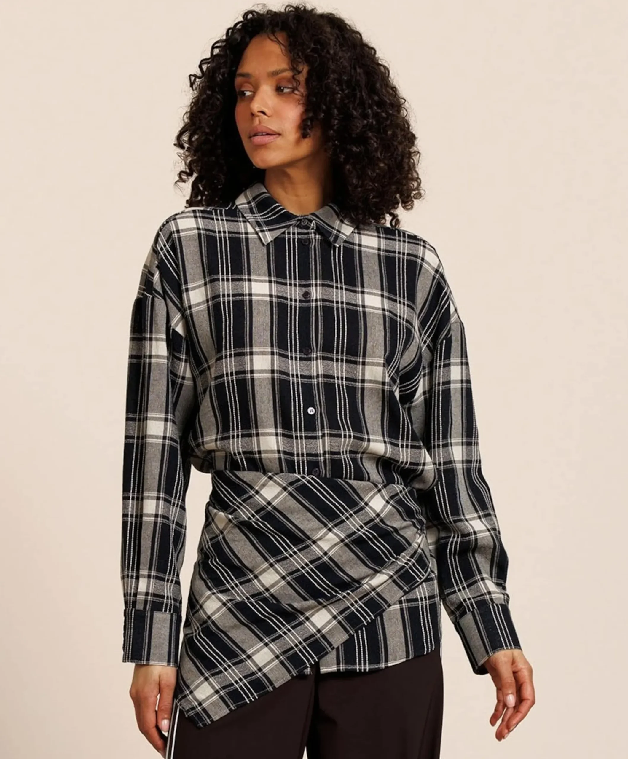 Dames blouse blauw