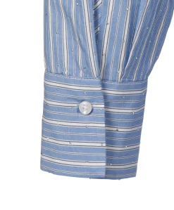 Dames blouse blauw